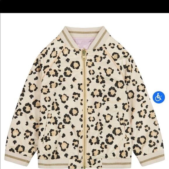 🔥Andy & Evan reversible jacket Leopard Bomber Sz 3 New - Picture 3 of 11